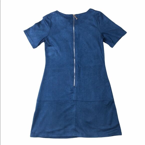 🚨 Anthro Paper Crane Faux Suede Dress - Picture 2 of 8